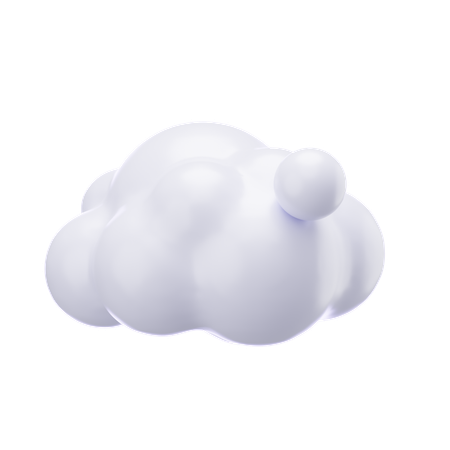 Nube  3D Icon