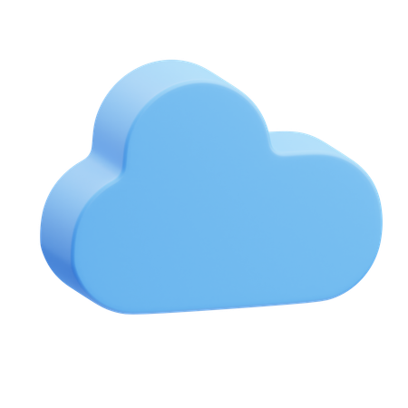 Nube  3D Icon