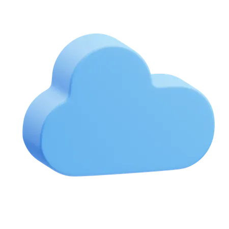 Nube  3D Icon