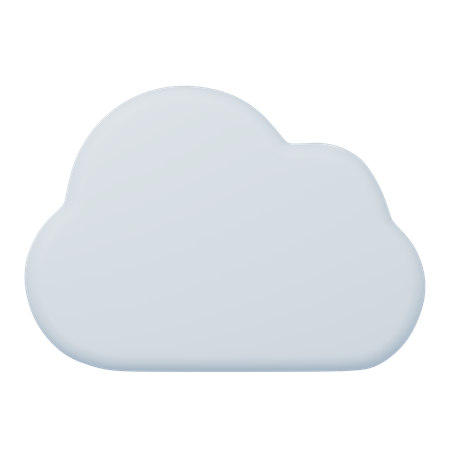 Nube  3D Icon