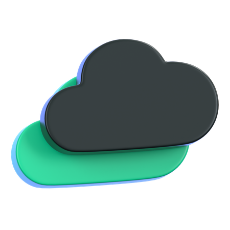 Nube  3D Icon