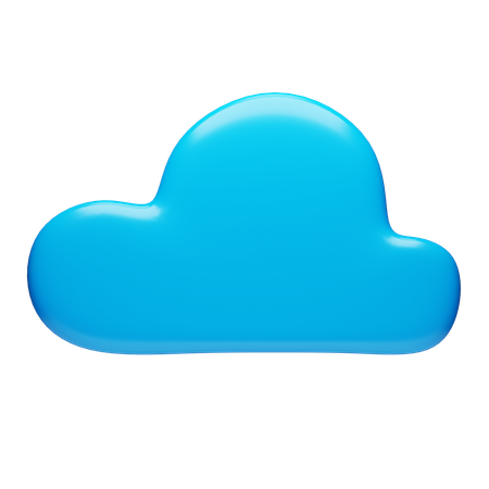 Nube  3D Icon