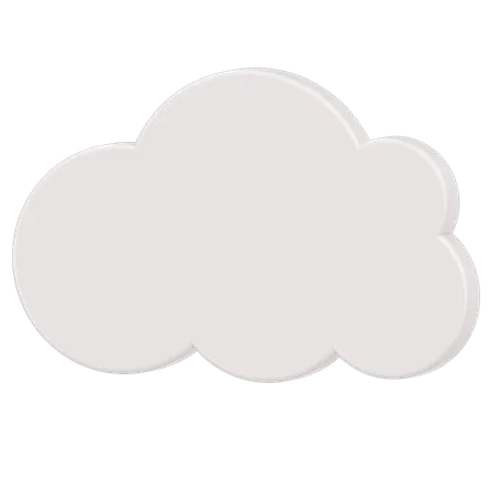 Nube  3D Icon