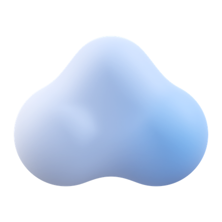 Nube  3D Icon