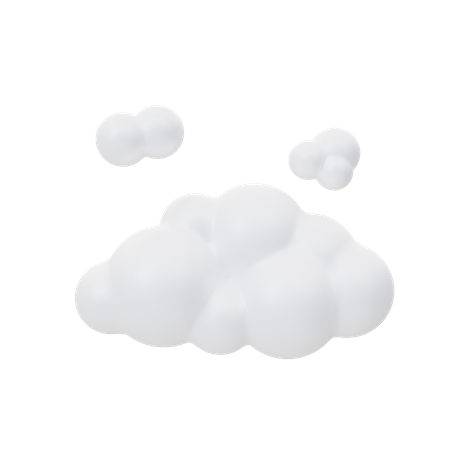 Nubes  3D Icon