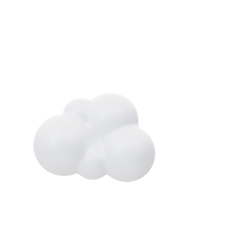 Nube  3D Icon