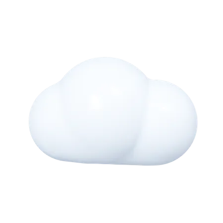 Nube  3D Icon