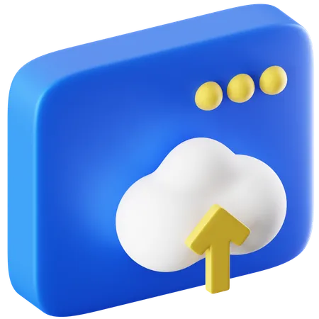 Nube  3D Icon