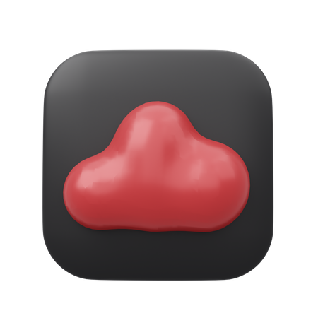 Nube  3D Icon