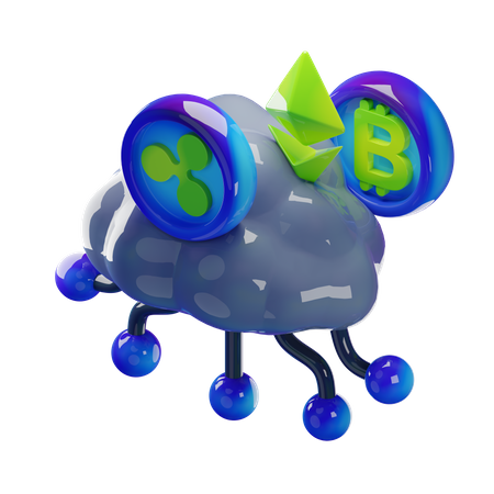 Nube  3D Icon