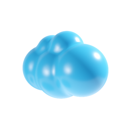 Nube  3D Icon