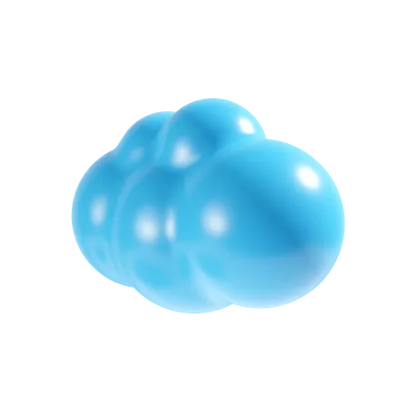 Nube  3D Icon