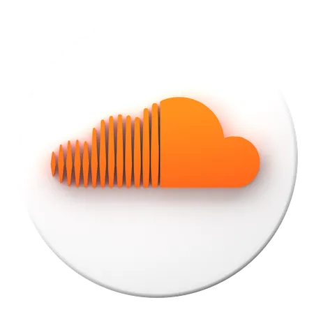 Nube de sonido  3D Icon