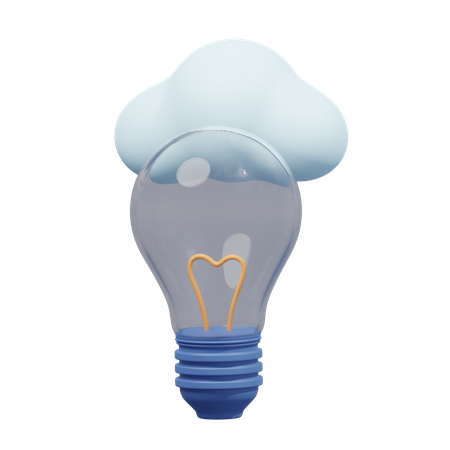 Nube de ideas  3D Icon