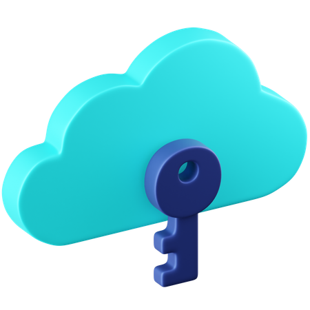 Nube insegura  3D Icon