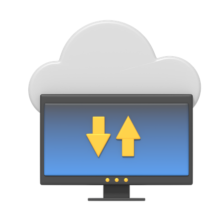 Nube web  3D Icon