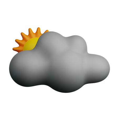 Nubes  3D Icon