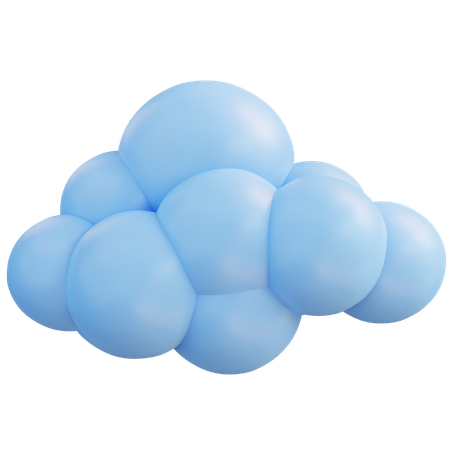 Nubes  3D Icon