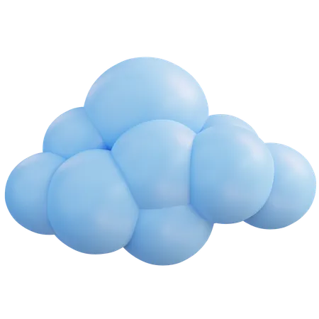 Nubes  3D Icon