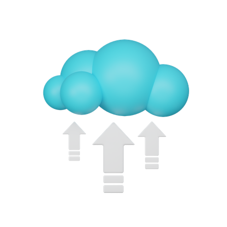 Nubes  3D Icon