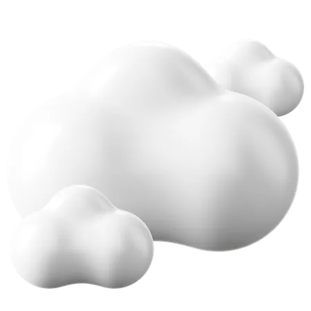 Nubes  3D Icon