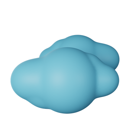 Nubes  3D Icon