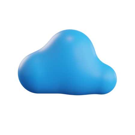 Nubes  3D Icon