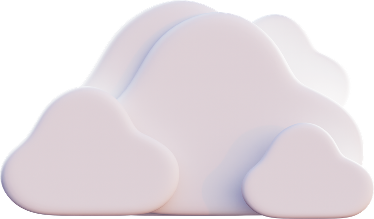 Nublado  3D Icon