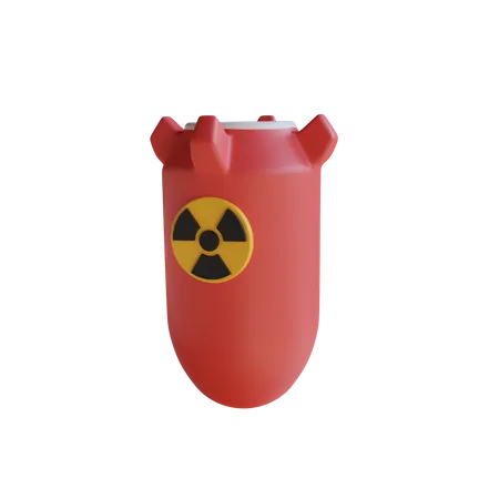 Nuclear Bomb  3D Icon