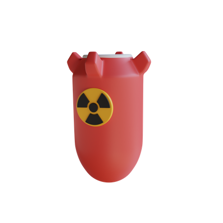 Nuclear Bomb  3D Icon