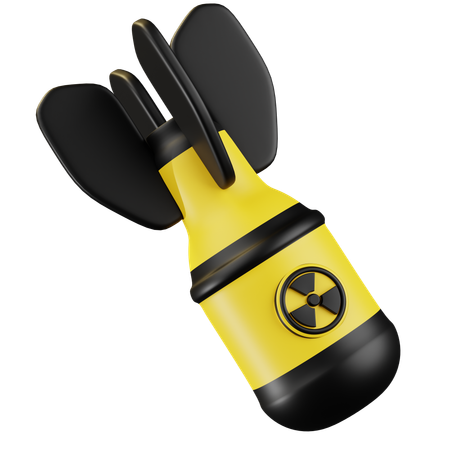 Nuclear Bomb  3D Icon