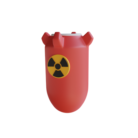 Nuclear Bomb 3D Icon