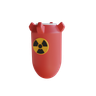 3d nuclear bomb illustration