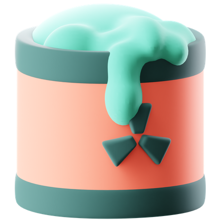 Nuclear Drum  3D Icon