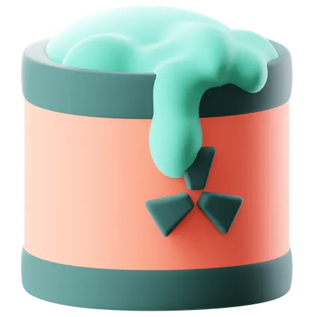 Nuclear Drum  3D Icon