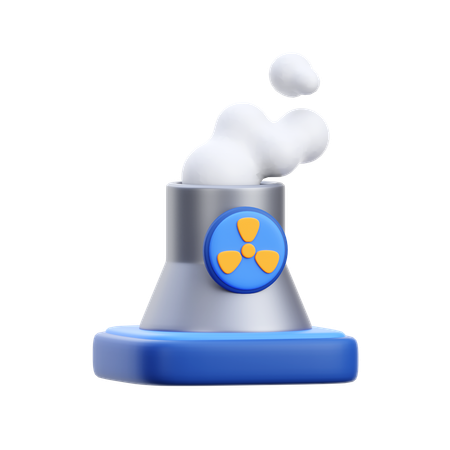 Nuclear Energy  3D Icon