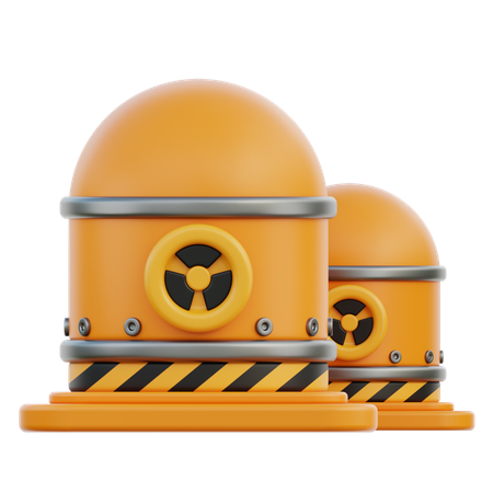 Nuclear Energy  3D Icon