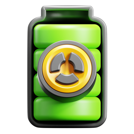 Nuclear Energy  3D Icon