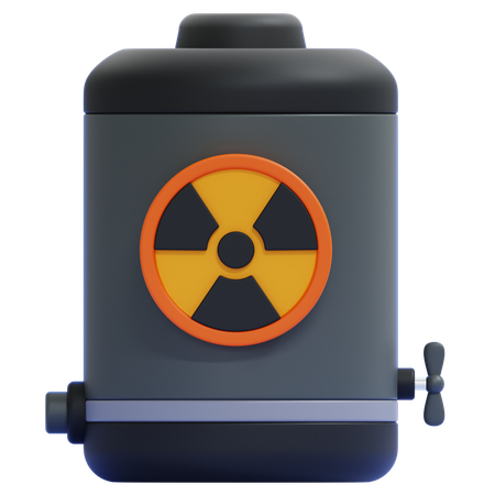 Nuclear Energy  3D Icon