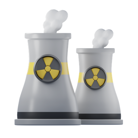 Nuclear Energy  3D Icon
