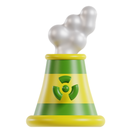 Nuclear Energy  3D Icon