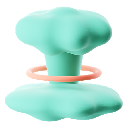 Nuclear Explosion  3D Icon