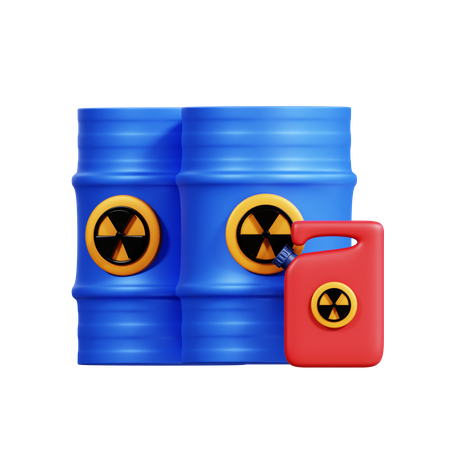 Nuclear Fuel  3D Icon