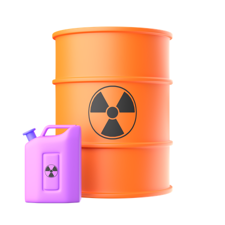 Nuclear Fuel 3D Icon