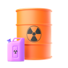 3ds of nuclear fuel barrel