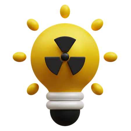Nuclear Light  3D Icon
