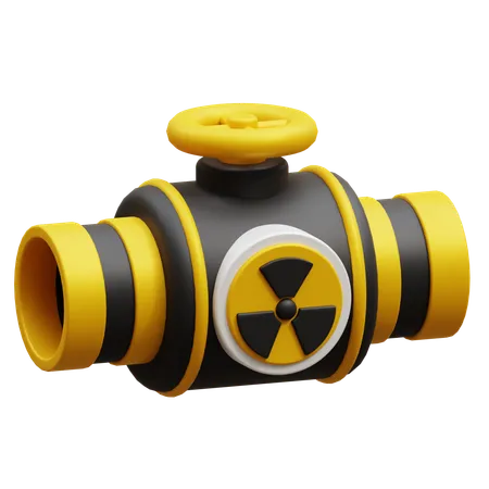 Nuclear pipe  3D Icon