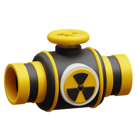 Nuclear pipe  3D Icon