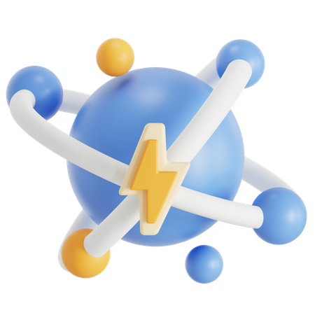 Nuclear power  3D Icon