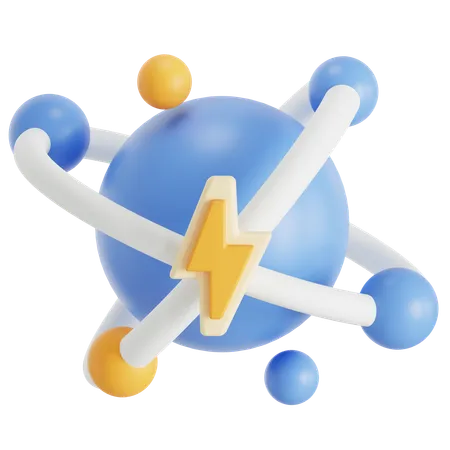 Nuclear power  3D Icon